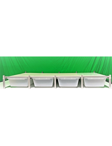 Rack Aluhobby KP8 - jedno poschodie