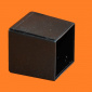 Krytka čierna pre profily, 20x20x1,5mm
