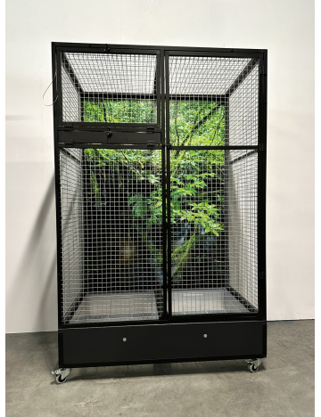 Voliéra  IK 2 - čierny elox.