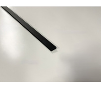 Hliníkový profil U (HU1606 čierný elox.)