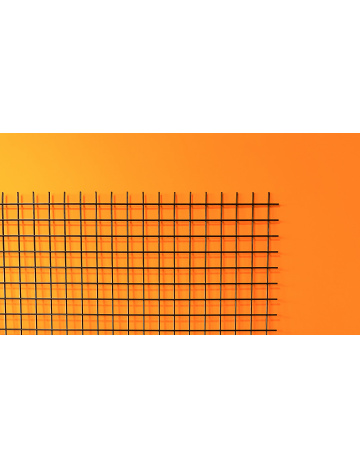 Sito, oko 30x30 sila drôtu 3mm (čierne zinkovanie s tŕňom)