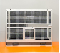 BK19 antracit plný bok, strieborné pletivo